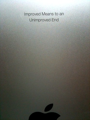 Engraved iPad